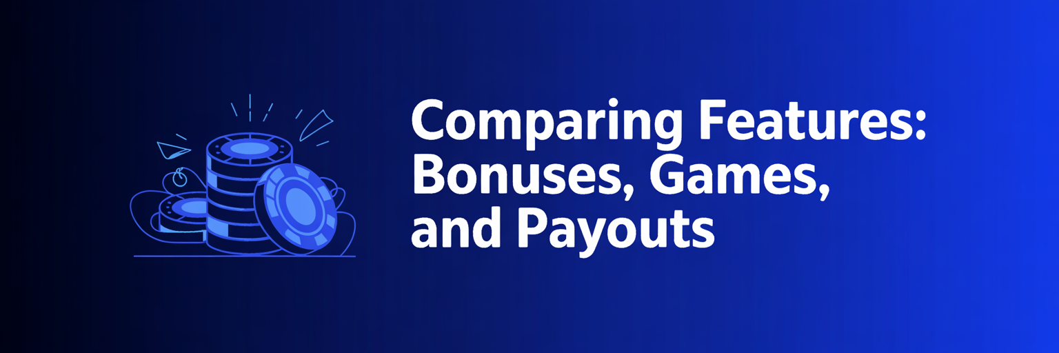 Comparing Features: Bonuses, Games, and Payouts